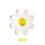 Daisy Flower Paper Plates 24 cm 20 Pack 1