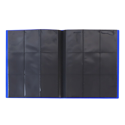 Álbum de plástico para figurinhas com 9 bolsos e alça. 2