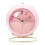 DESIGNICE Silent Analog Alarm Clock with Gold Base 1