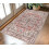 Boho Vintage Area Rug 2ft x 3ft Blue Brown White 1
