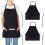 2er-Pack verstellbare Latzschürze, Polyester, 3 Taschen, 67 cm 1