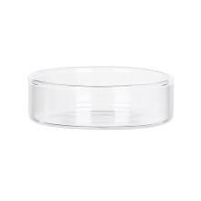 Farfurii de desert din sticlă, design modern, transparente, pachet de 1 sticlă