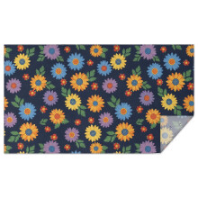 Floral Polyester Rectangle Tablecloth 60x102 in