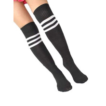 Striped Knee High Football Socks Soccer Hockey Sport Long Tube Stocking
