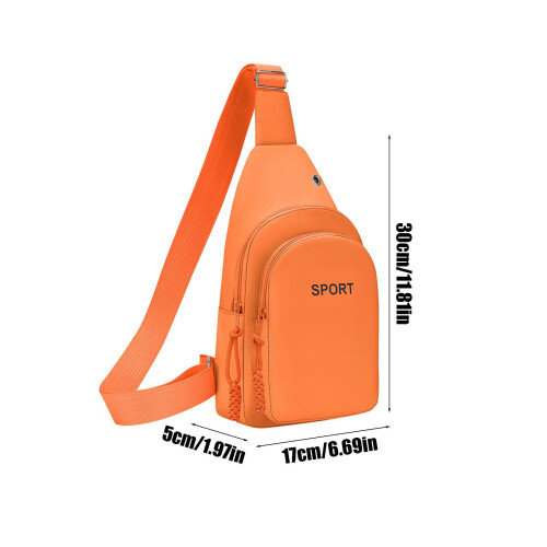 2025Νέο Sling Pack – Unisex Τσάντα Στήθους Crossbody, Αδιάβροχη, Ελαφριά, Αντικλεπτική, Μεγάλης 1