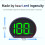 GPS-Auto-HUD-Display, 5V USB-Tachometer, einstellbare Helligkeit 3