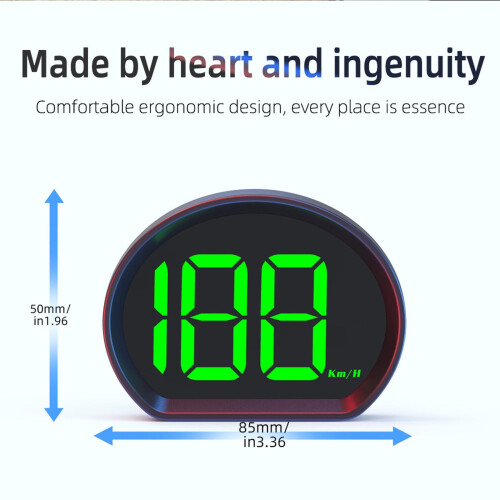 GPS-Auto-HUD-Display, 5V USB-Tachometer, einstellbare Helligkeit 2