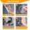 Shower Head Holder Wall-Mounted Adjustable 360 Silver 6