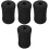 4Pcs Durable Sponge Pads Black Gym Covers for Ab Training Equipment 5