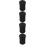 4Pcs Durable Sponge Pads Black Gym Covers for Ab Training Equipment 10