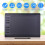 Mesa digitalizadora profissional de desenho gráfico de 10x6 polegadas com 12 teclas expressas e 8192 níveis de intensidade, compatível com 1