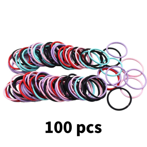 100 τεμάχια Scrunchies, Απαλά Scrunchies για Μαλλιά για Γυναικεία, Αξεσουάρ Μαλλιών Άνετης