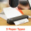 Portable A4 Thermal Printer Tattoo Inkless Printer  for Learning Assistance Scrapbook Grey 5