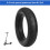 Pneu de Borracha de 8,5 Polegadas para Patinete Elétrico para  M365 Pro Pro2 1s, Pneu 8,5x2, Pneu Run-Flat 8 1/2x2 2