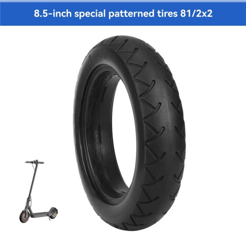 Pneu de Borracha de 8,5 Polegadas para Patinete Elétrico para  M365 Pro Pro2 1s, Pneu 8,5x2, Pneu Run-Flat 8 1/2x2 1