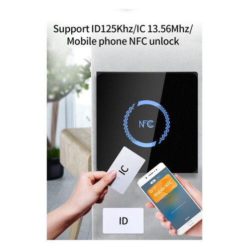 New Dual-Frequency Waterproof 125Khz+13.56Mhz Frequency RFID Card Reader Access Control Reader WG26/34 Output CC86R 2