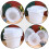 Seaux de rangement de peinture blancs PP6-Pack 7