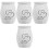 4Pcs White Aluminium Alloy Urns Small Durable Ashes Holders 5