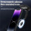 Portable Magnetic Mobile Phone Night Reading Eye Protection Lamp Foldable Phone Flash Light 5