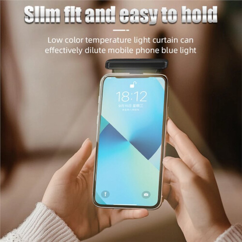 Portable Magnetic Mobile Phone Night Reading Eye Protection Lamp Foldable Phone Flash Light 2