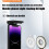 Portable Magnetic Mobile Phone Night Reading Eye Protection Lamp Foldable Phone Flash Light 7