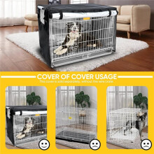 Copertura per Cuccia per Cani da 48 Pollici - Coperture per Cuccia per Gabbia per Cani Impermeabili, Copertura Universale per Gabbia per Cani In