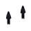 2Pièces Cape Robe Halloween Polyester Costume À Fête 5