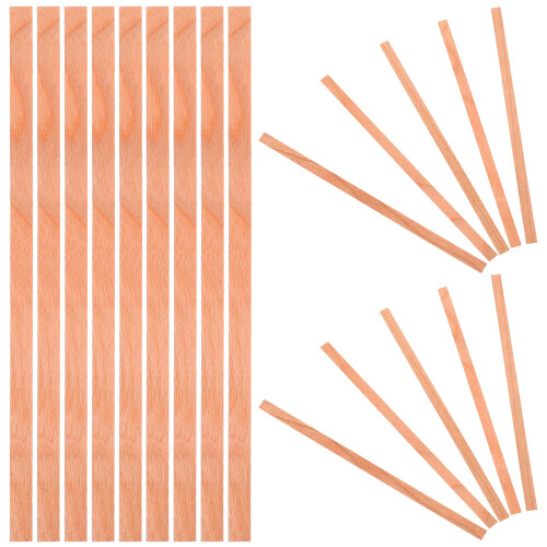 60Pièces Mèches En Bois Pour Bougies DIY, Parfumées, Usage 1