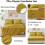 Mustard Yellow Full Comforter Set 7-Piece 5