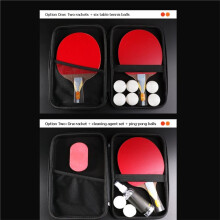 K KOKUTAKU EVA Hard Shell Pong Box Case Max Space Table Tennis Racket Bag Waterproof Pong Cover Bat Storage