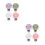 8Pièces Attache Silicone Clip Tournesol Pour Bébé 5