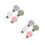 8Pièces Attache Silicone Clip Tournesol Pour Bébé 8