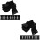 40Pièces Clips ABS Pour Fixer Toiles D'ombre Usage 8
