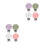 8Pièces Attache Silicone Clip Tournesol Pour Bébé 9