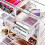Make-up organizer met 6 lades van transparant acryl 4