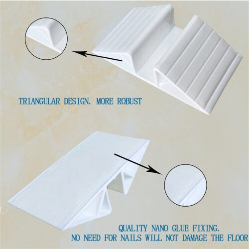 Gate Fence Support Feet Plastic Triangular Isolation Fence Reinforcement Accessories Freestanding Dog Gate Fence Panel 1