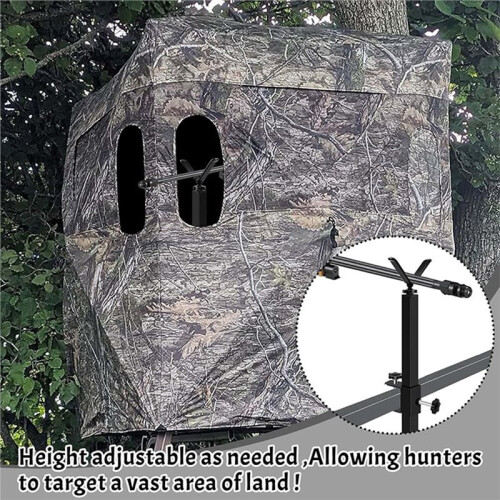 Portable Hunting Tree Stand Shooting Rest, Height Angle Adjustable Hunting Rifle B 1