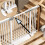 Gate Fence Support Feet Plastic Triangular Isolation Fence Reinforcement Accessories Freestanding Dog Gate Fence Panel 3