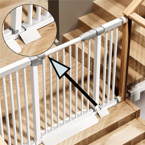 Gate Fence Support Feet Plastic Triangular Isolation Fence Reinforcement Accessories Freestanding Dog Gate Fence Panel 2