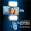 Portable  Selfie Fill Light Rechargeable 3Modes Adjustable Brightness Magnetic for Phone Make  Computer Fill Light 4