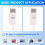 -Compatible Wireless Transmitter Receiver Extender Kit Wireless Display Dongle for TV Camera Streaming Projector 8