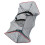 3Pièces Filets De Pliables En Nylon Gris Pour Camping 3