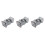 3Pièces Filets De Pliables En Nylon Gris Pour Camping 4