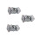 3Pièces Filets De Pliables En Nylon Gris Pour Camping 5