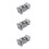 3Pièces Filets De Pliables En Nylon Gris Pour Camping 10