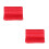 4Pièces Maillets Percussion En Tissu Rouge Pour Performances Et Danse 4