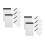 12Pcs Compact White Lined Notebook Daily Planner for Office and Travel 4