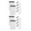 12Pcs Compact White Lined Notebook Daily Planner for Office and Travel 6