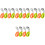 8Ensembles Couverts Bébé Silicone Acier 304 Assorties Maison 5