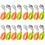 8Ensembles Couverts Bébé Silicone Acier 304 Assorties Maison 7